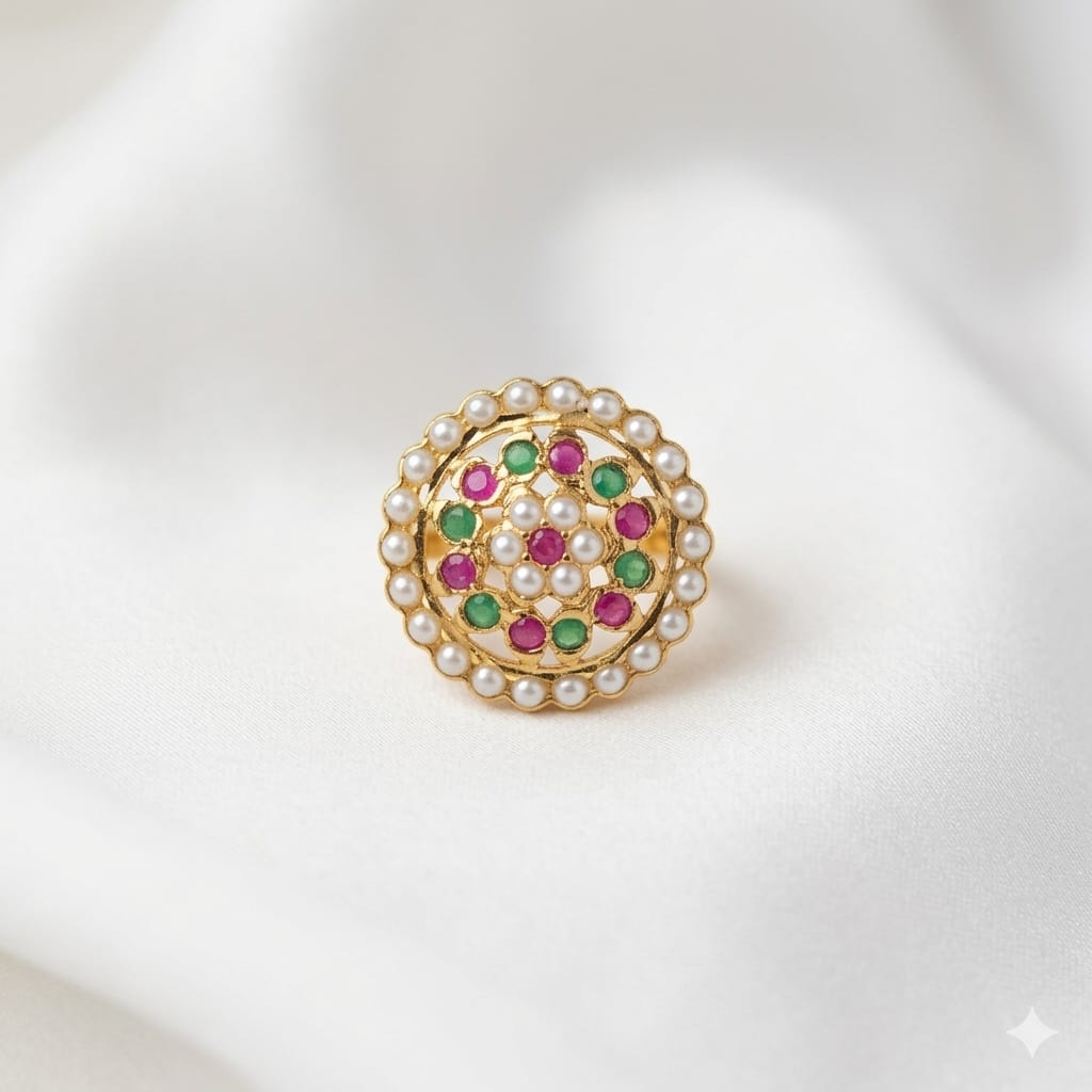Pearl Designer Jadaau Ring