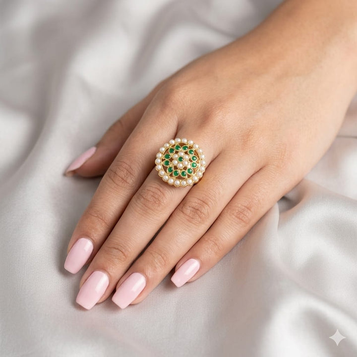 Pearl Designer Jadaau Ring