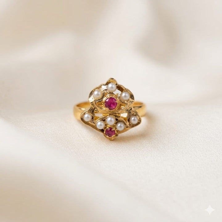 Light weight Designer Jadau Ring