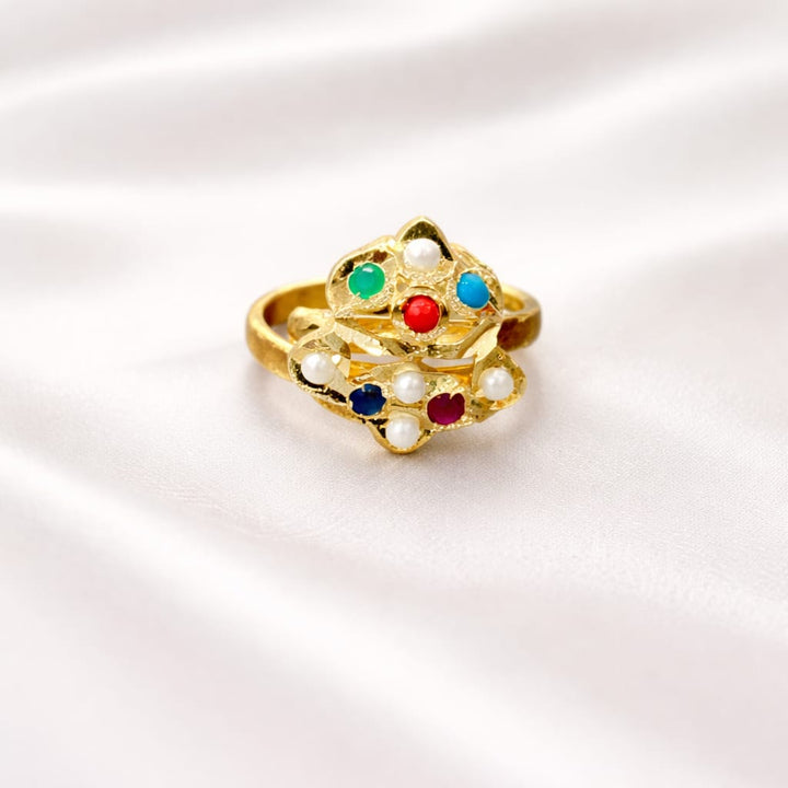 Light weight Designer Jadau Ring