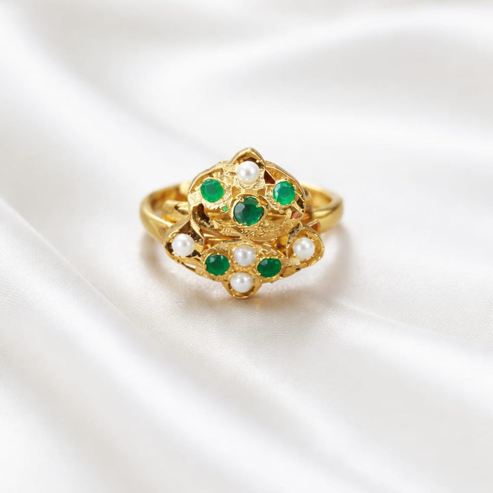Light weight Designer Jadau Ring
