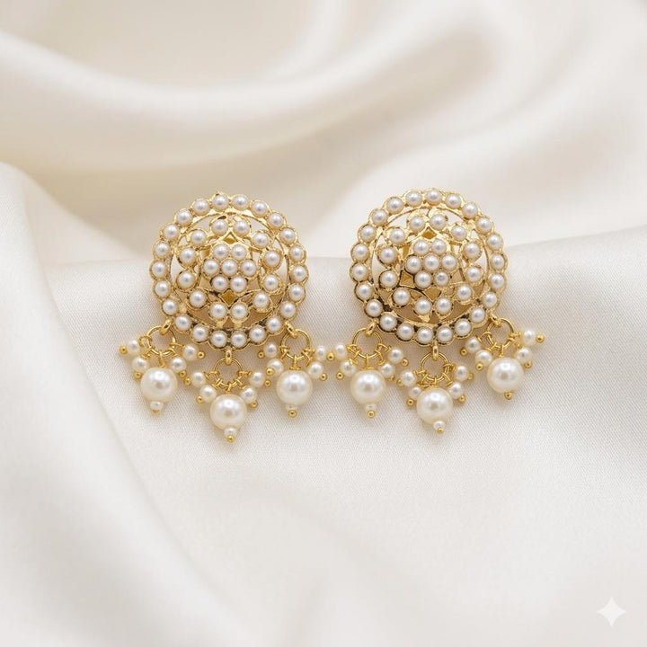 Traditional Jadaau Stud Earrings