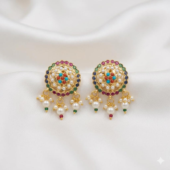 Elegant Jadaau Stud Earrings