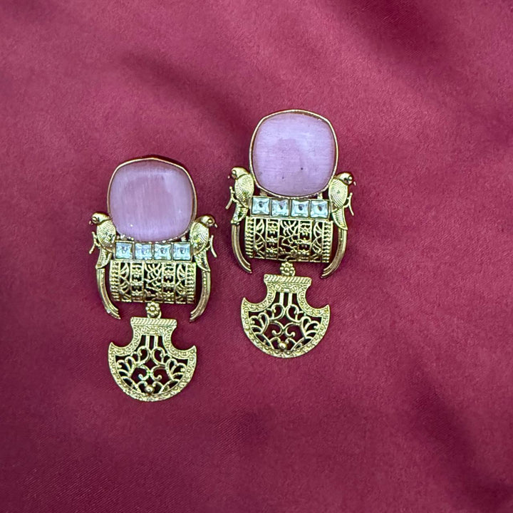 Antique Bird Design Earrings