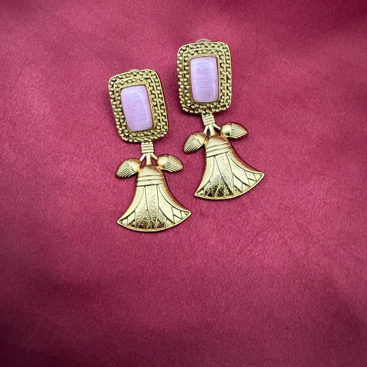 Unique Bell Design Antique Earrings
