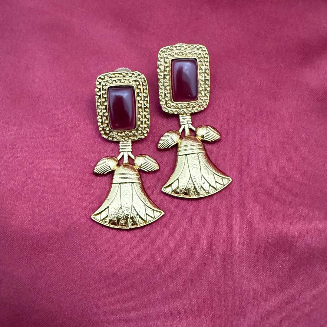 Bell Design Antique Earrings