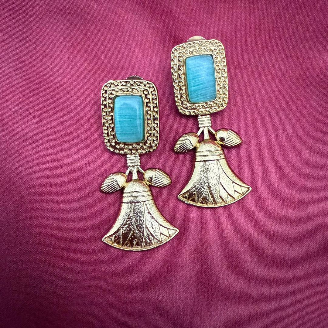 Unique Bell Design Antique Earrings