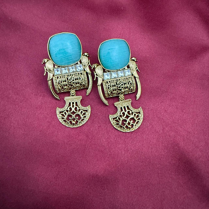 Antique Bird Design Earrings