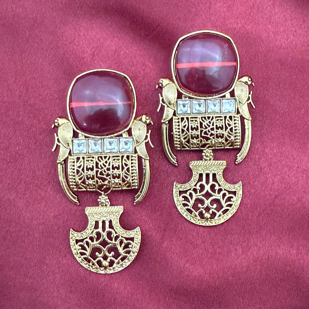 Bird Design Earrings