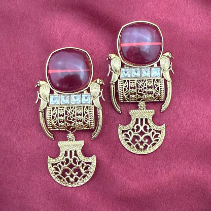 Bird Design Earrings