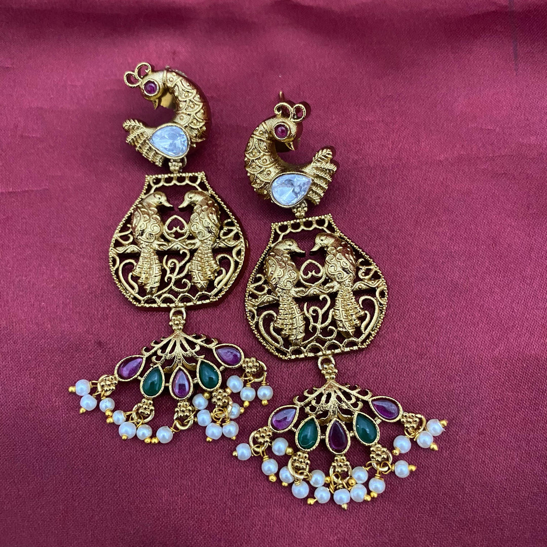 Beautiful Bird Design Earrings