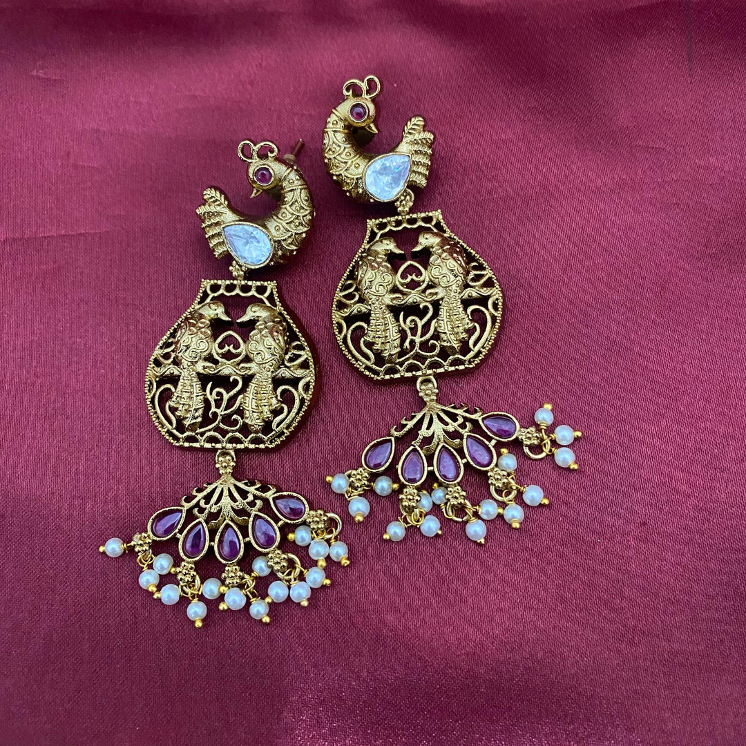 Beautiful Bird Design Earrings