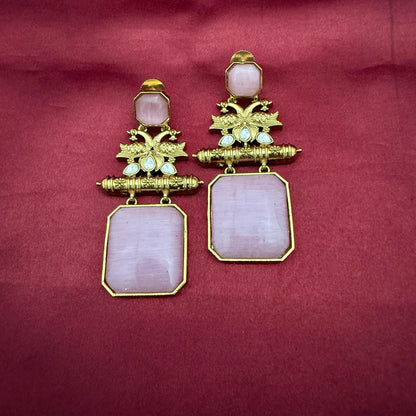 Peacock Design Antique Earrings