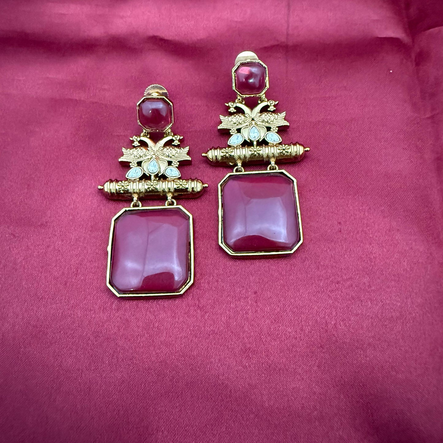 Peacock Design Antique Earrings