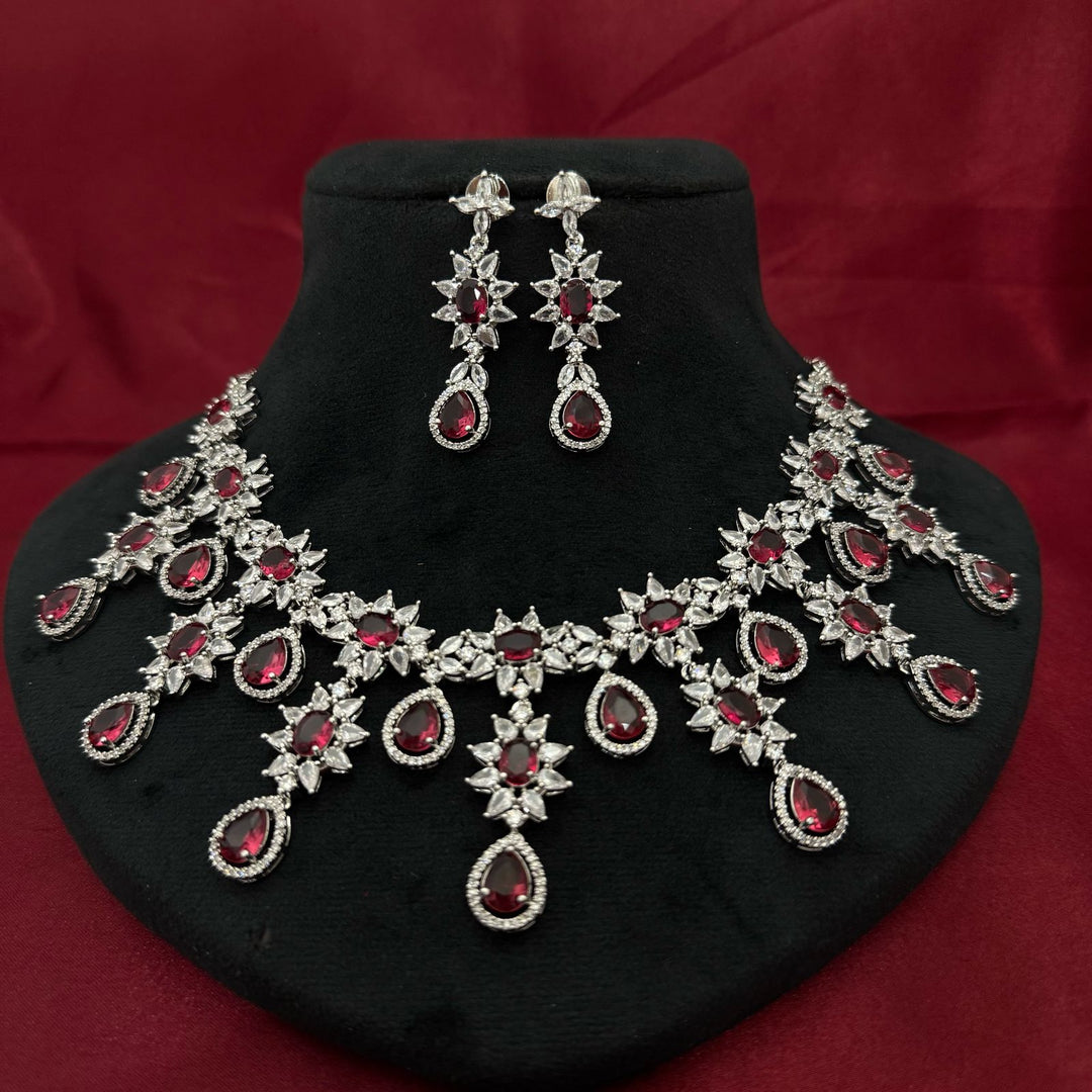 Silver Plated Necklace Set