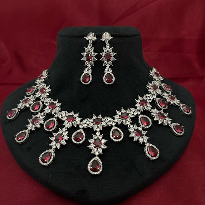 Silver Plated Necklace Set