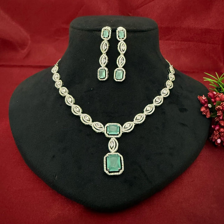 American Diamond Necklace Set
