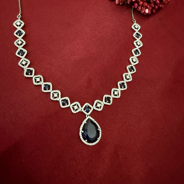 Peardrop Zircon Necklace Set