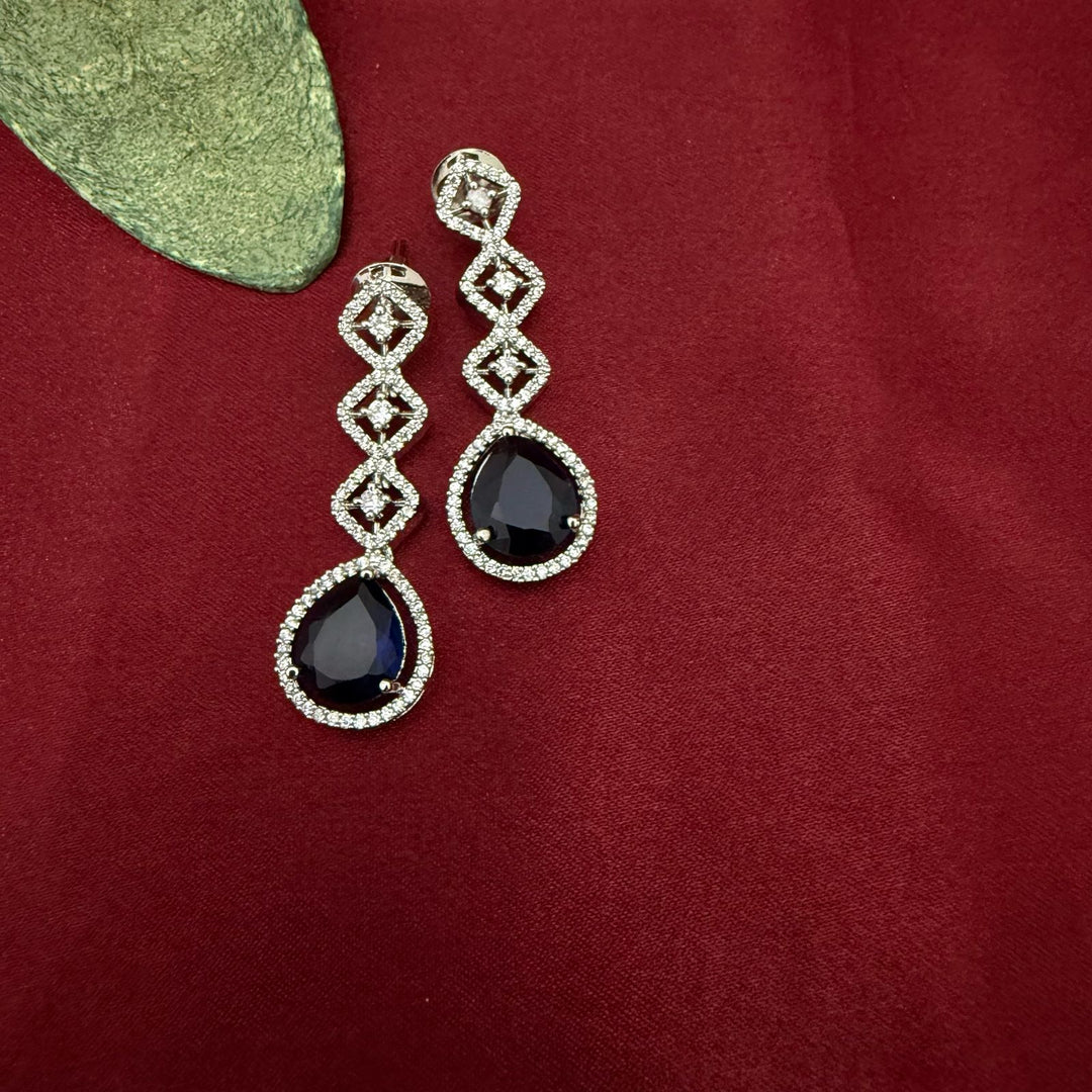 Peardrop Zircon Necklace Set