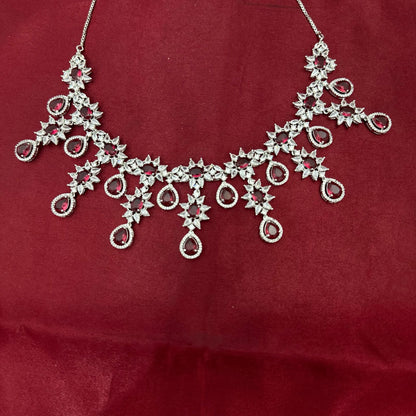 Silver Plated Necklace Set