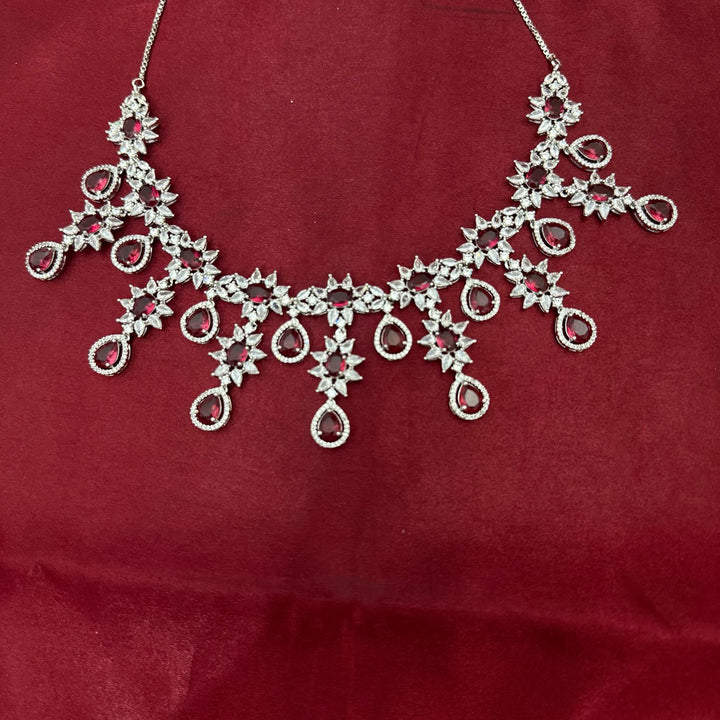 Silver Plated Necklace Set
