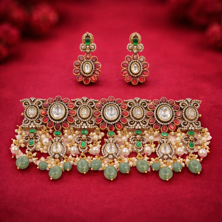 Kundan Polki Choker Set
