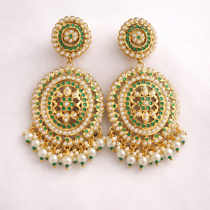 Fine Pearl Chandbali Earrings