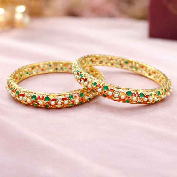 Indian Bangles Pearl Studded