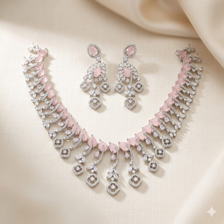 Frenz Presents American Dimonds Necklace Set