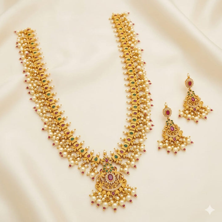 Long Antique Necklace Set