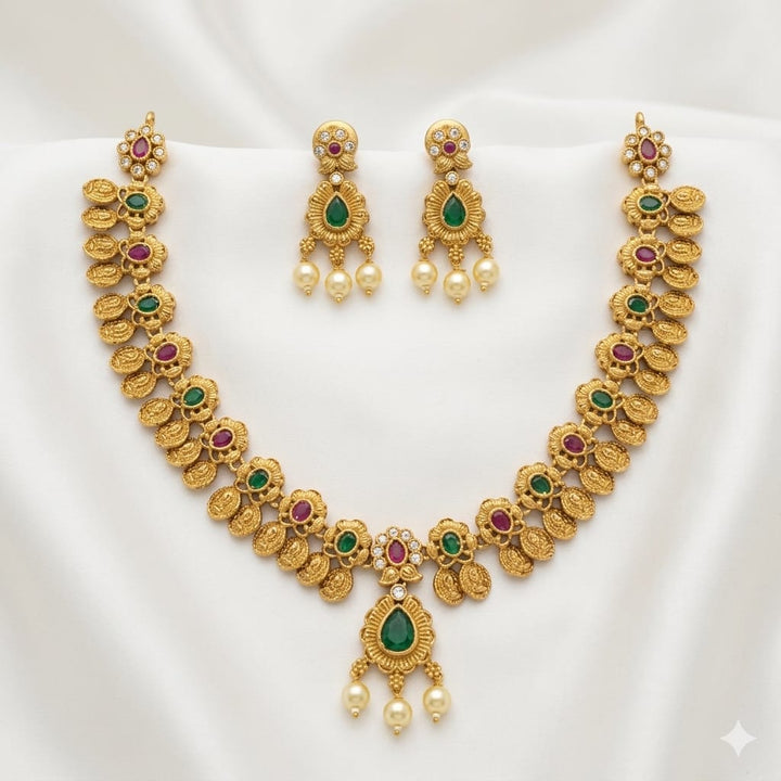 Laxmi Antique Necklace Set