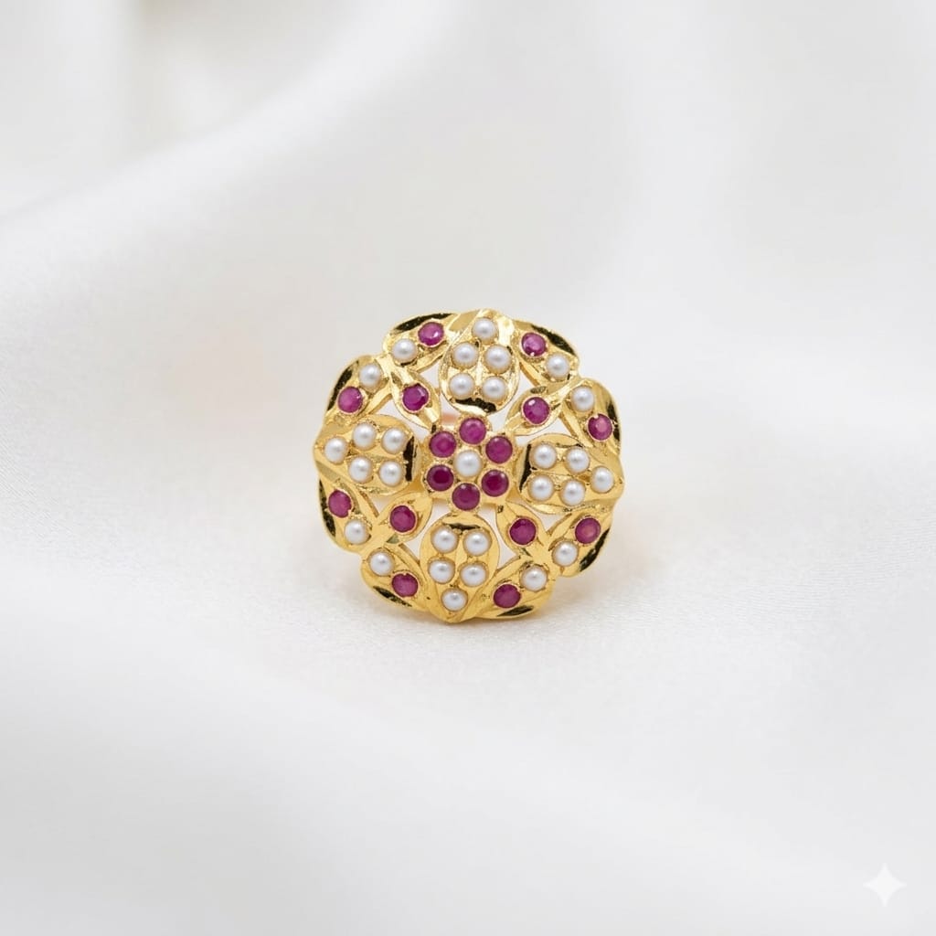 Flower Design Jadaau Ring
