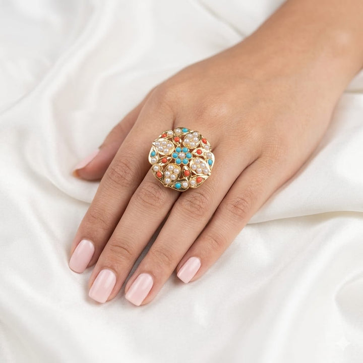 Pearl Designer Jadaau Ring
