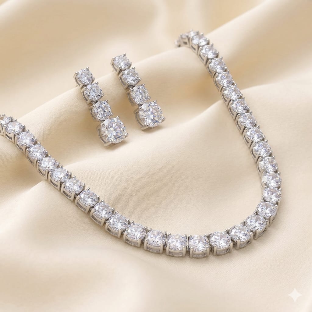 Zircon Necklace Set