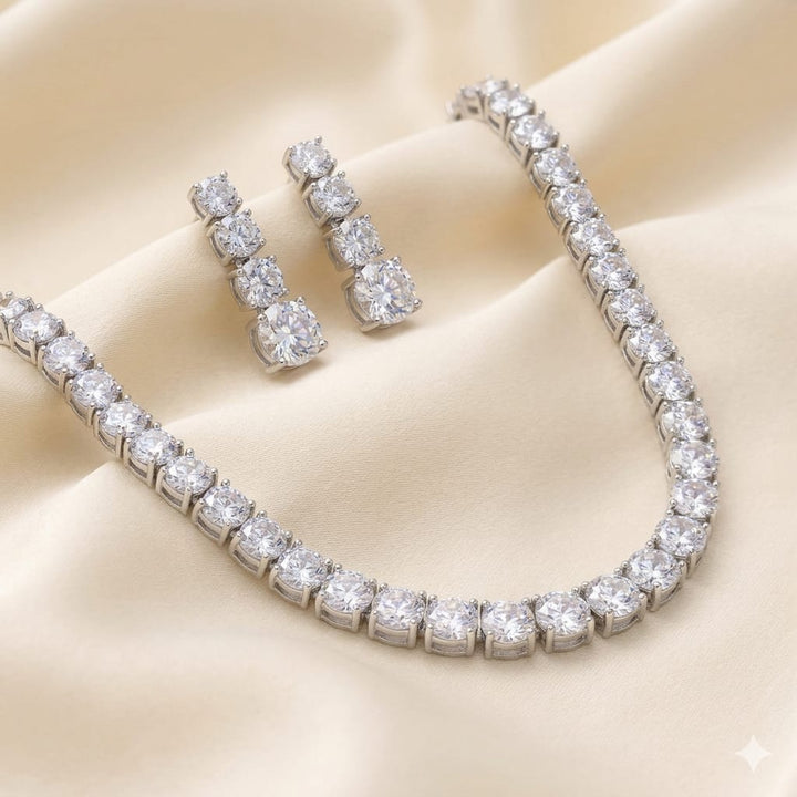 Zircon Necklace Set
