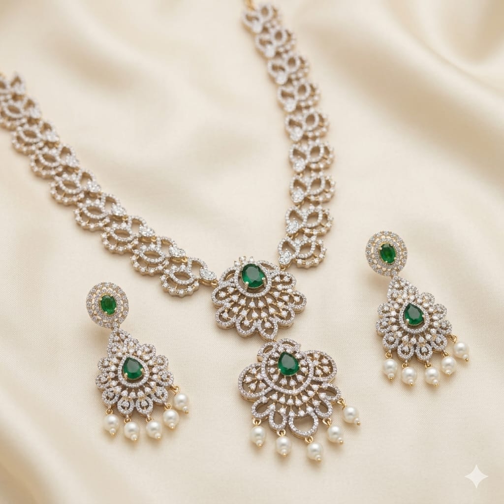 Beautiful Zircon Necklace Set
