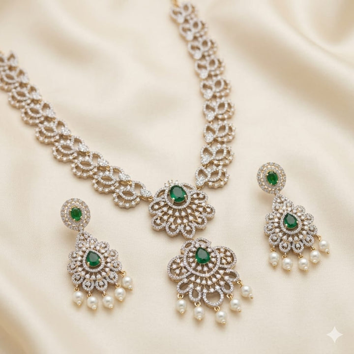 Beautiful Zircon Necklace Set