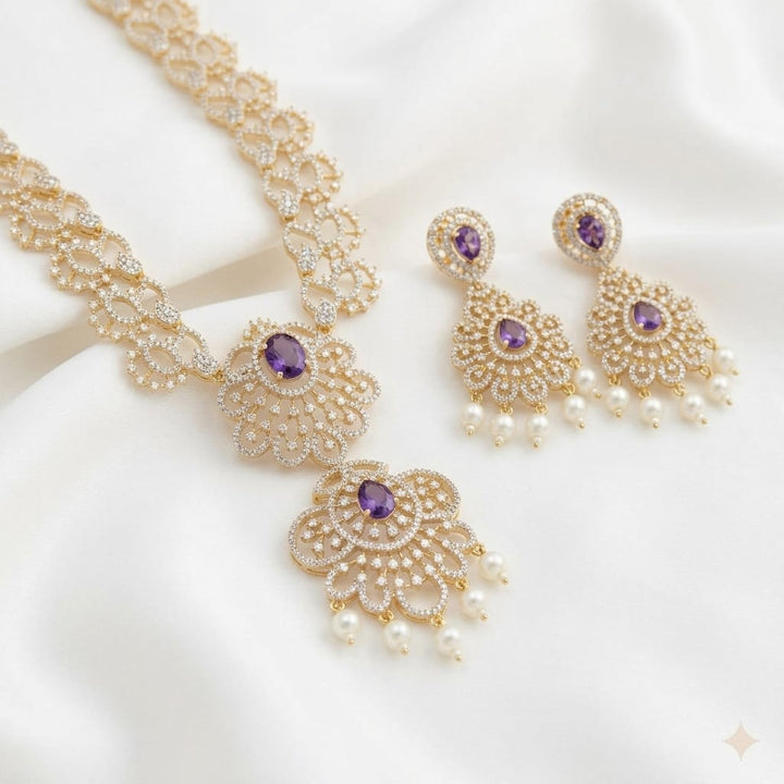 Beautiful Zircon Necklace Set