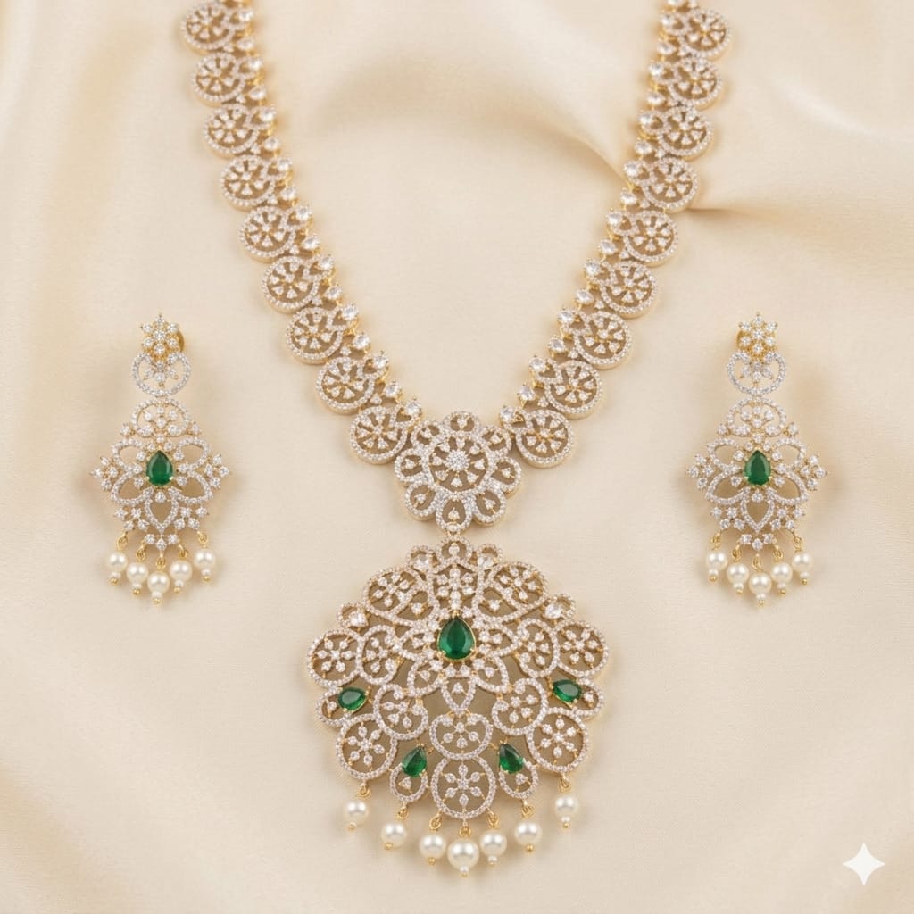 Zircon Necklace Set