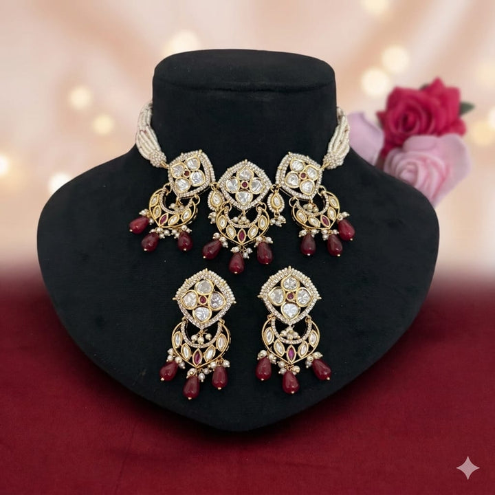 Kundan Polki Choker Set