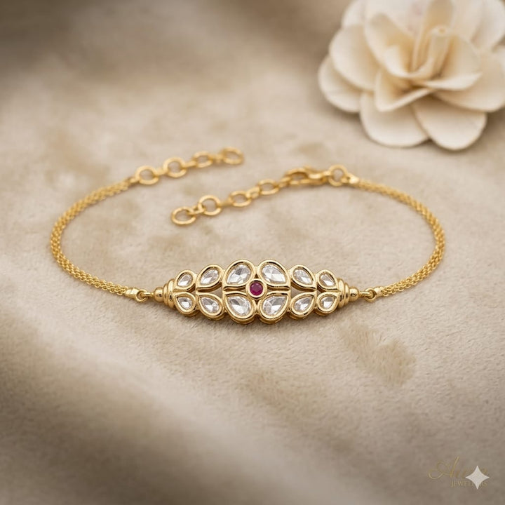 Beautiful Kundan Polki Bracelet
