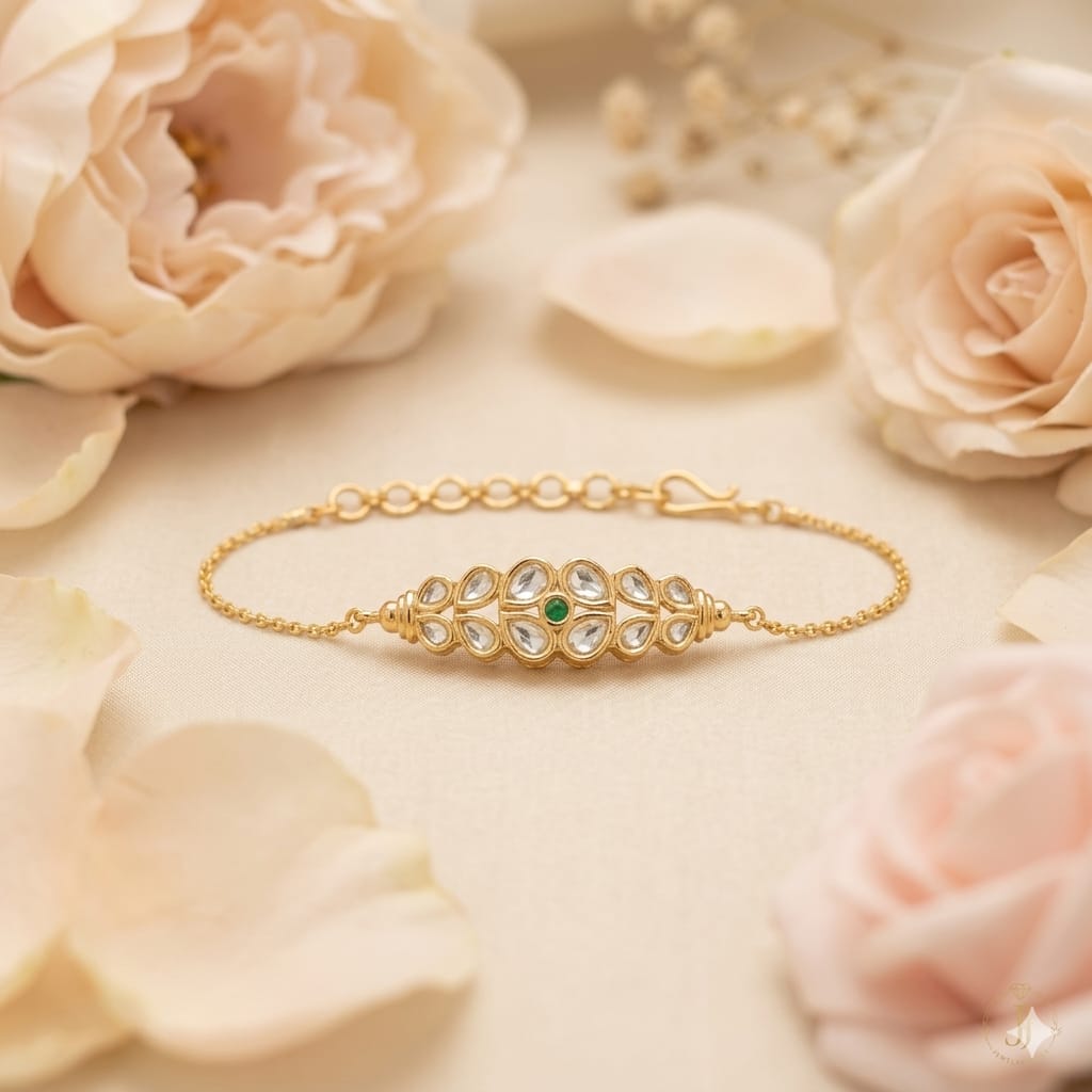 Beautiful Kundan Polki Bracelet