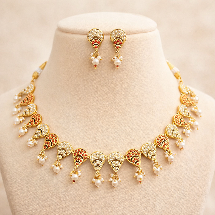 Light Weight Jadaau Necklace Set
