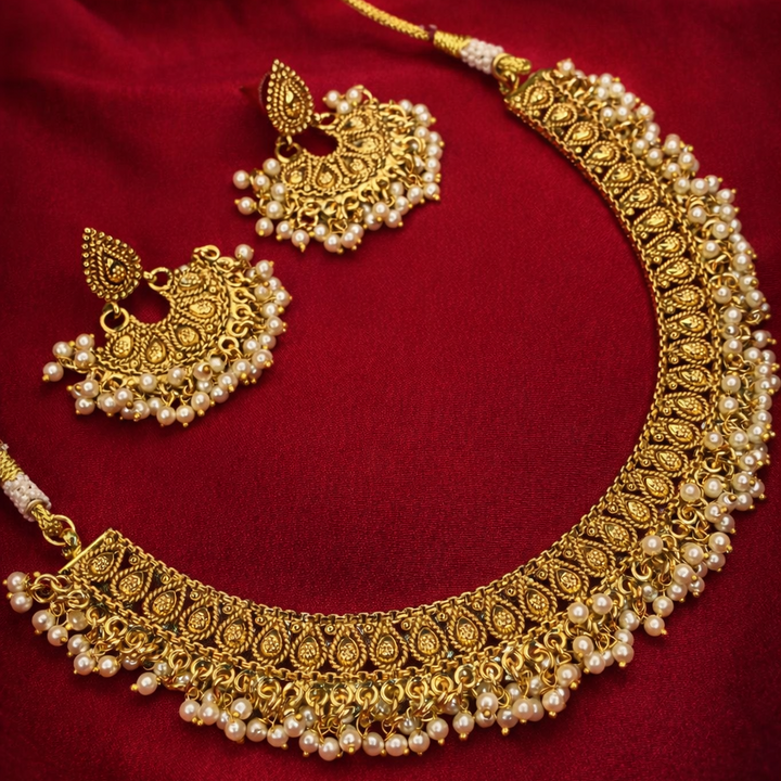 Antique Gold Necklace Set