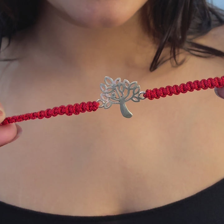 Tree Design Silver Rakhi