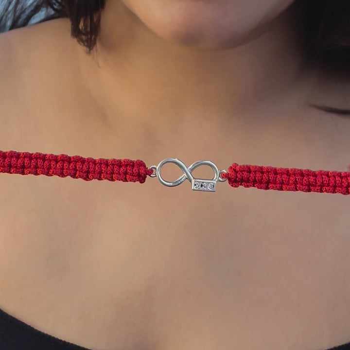 Infinity BRO Precious Silver Rakhi