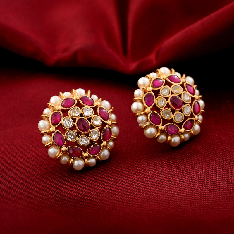 Kempu Earrings  Asp fashion jewellery