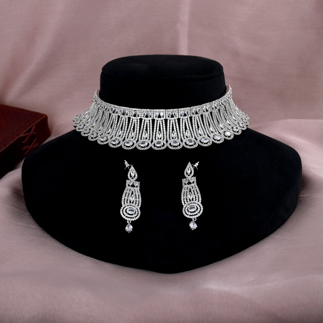 ZIRCON CHOKER SET