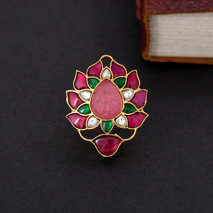 KUNDAN FINGER RING