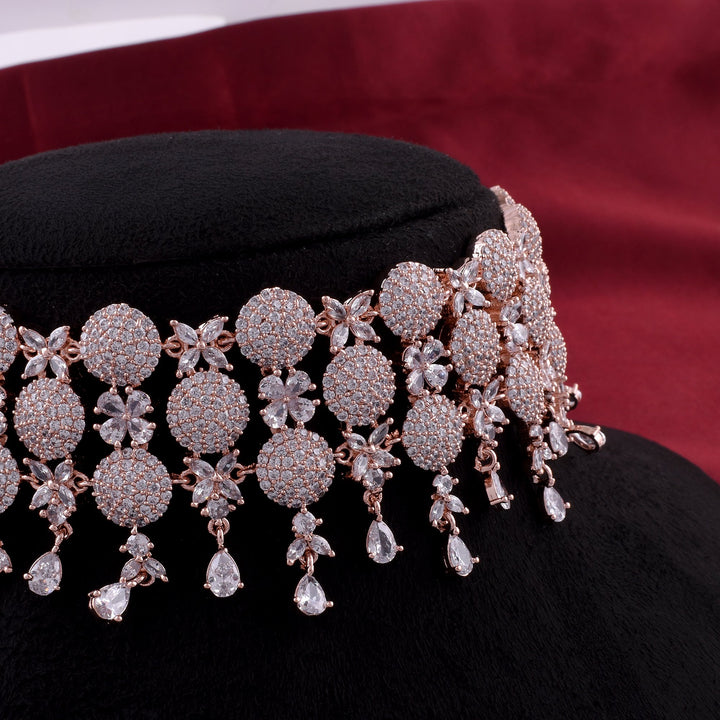 Classic Zircon Choker Set